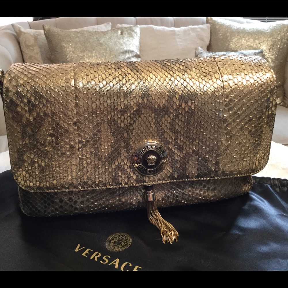 Versace Vanitas Medea Python New - image 7